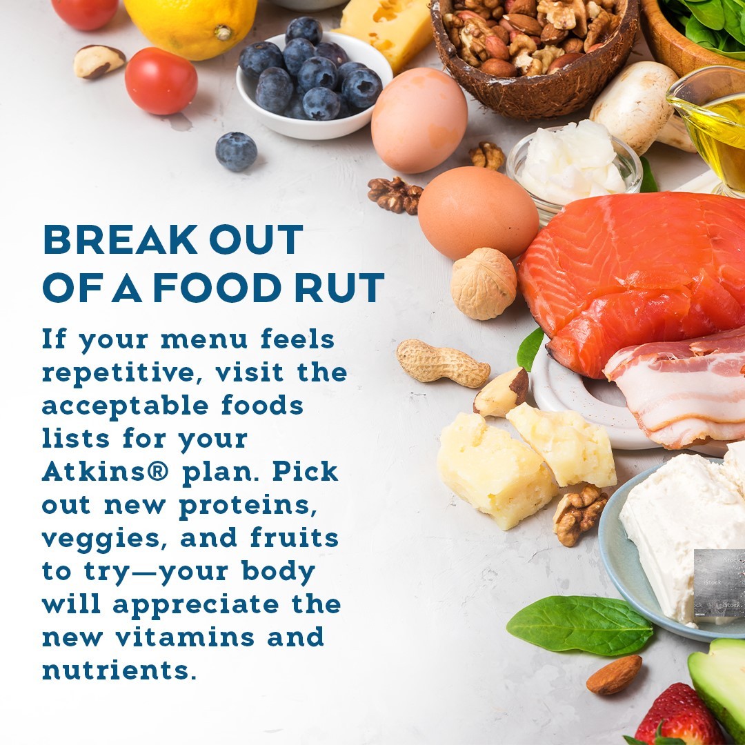 Break out of a food rut