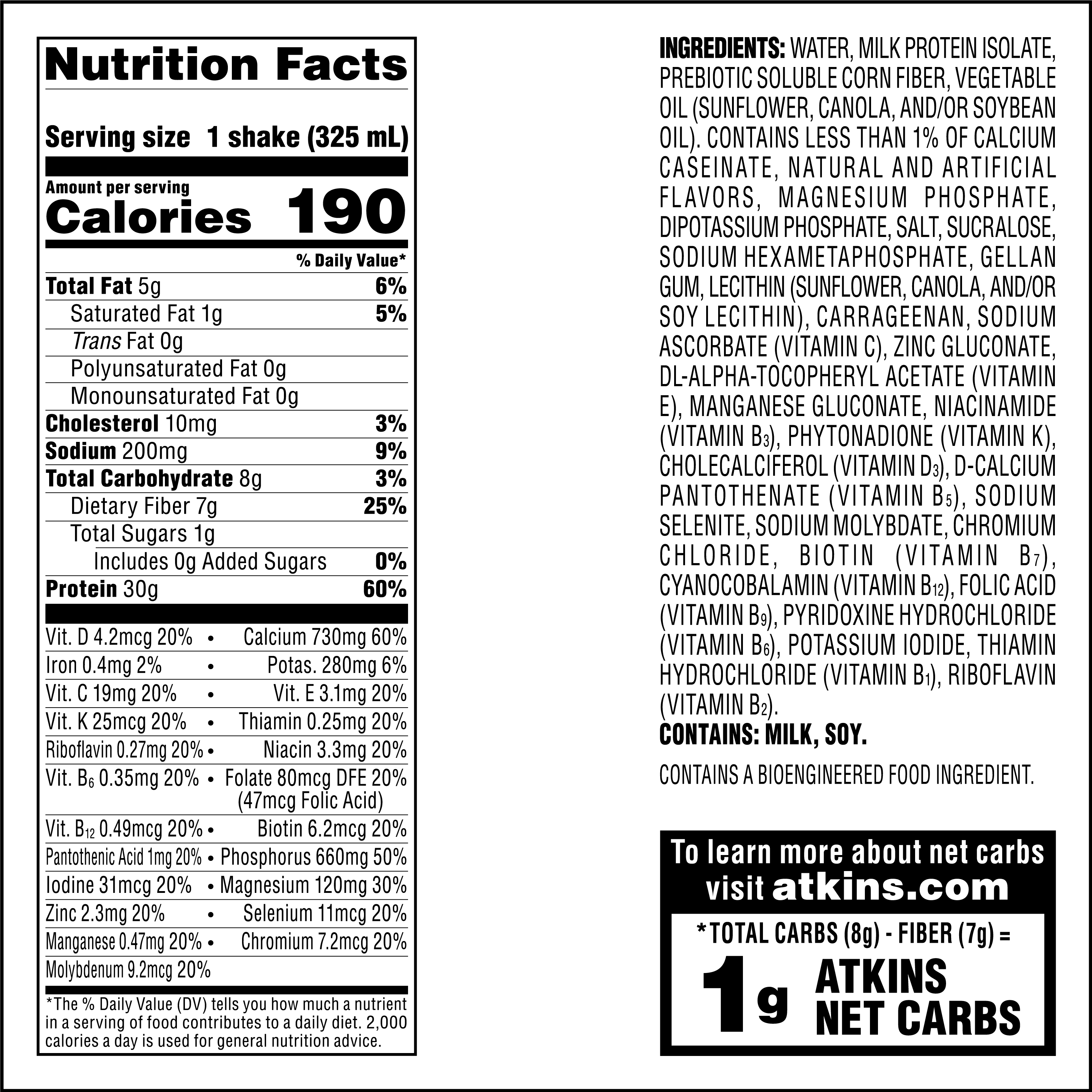 Atkins® Plus Creamy Vanilla