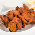 Photo of Chipotle Chicken Bites with Creamy Blue Cheese Dip