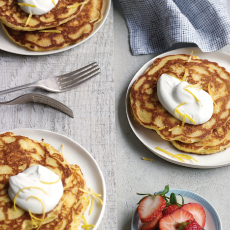 Lemony Protein Pancakes