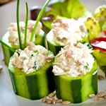 Photo of Salmon Stuffed Zucchini