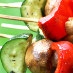 veggie kebabs