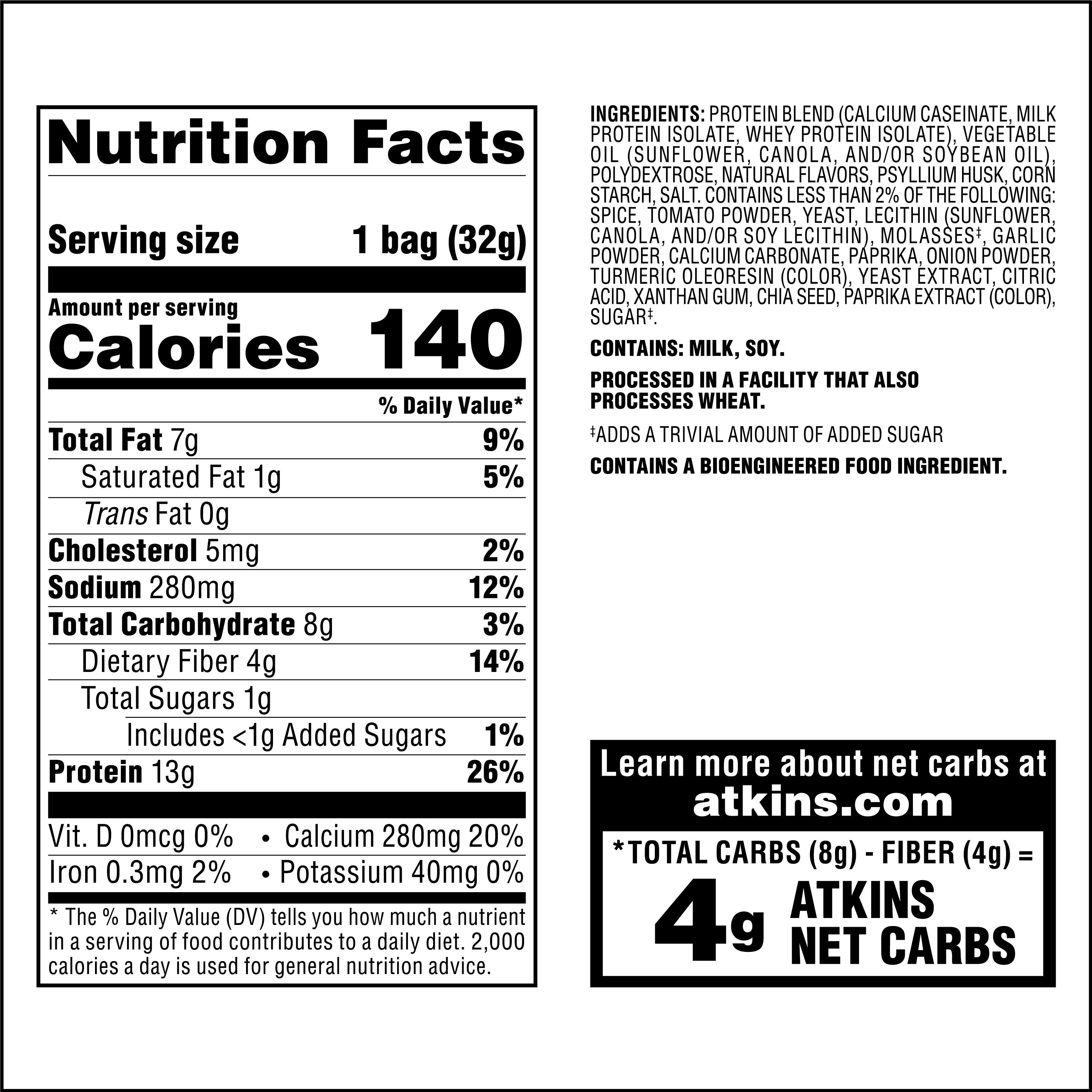 Atkins Chipotle BBQ Protein Chips